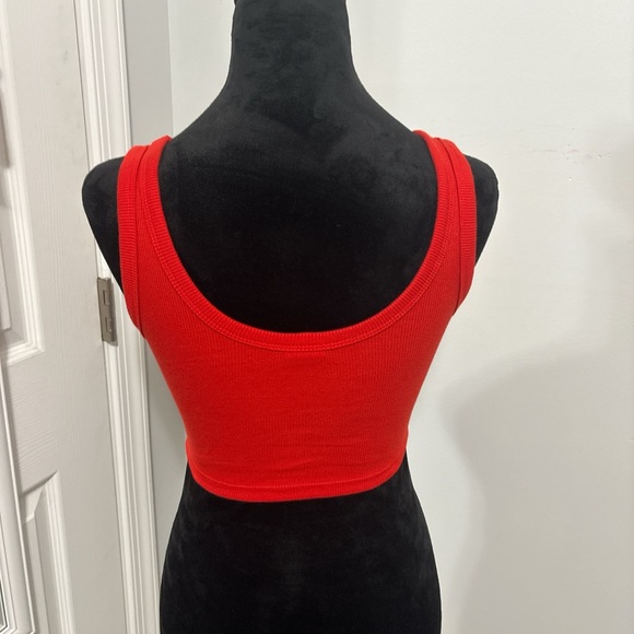 Wild Fable Scarlet Ribbed Top - Picture 2 of 3